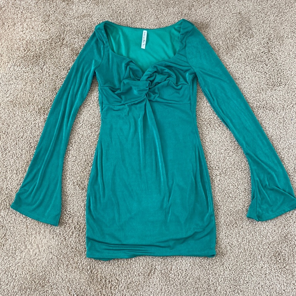 green LUCY IN THE SKY dresss